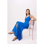 Макси-платье Saks A-Line/A Bell Form Sweetheart Neck Sleeveless Maxi Scuba Crepe Knitted Dress Twoss26El00262 2