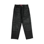 Джинсы Supreme Leather Baggy 5-Pocket 'Черный' 1