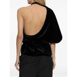 one-shoulder velvet top 4