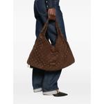 Metropolis stud-embellished perforated shoulder bag 2