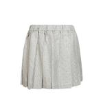 houndstooth-pattern rhinestone-embellished mini skirt 1