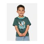 Мальчик Paddle Out Art Tee Boy 039TTE-ПРИГЛУШЕННЫЙ ЗЕЛЕНЫЙ 1