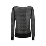 crystal-embellished open-knit sweater 2