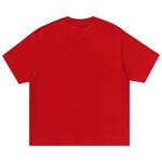 Футболки с коротким рукавом BAPE Crest College Logo Relaxed Fit 'Красный' 2