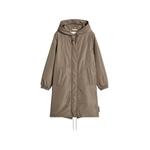 hooded drawstring coat 1