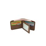 Подарочный набор - Кошелек из натуральной кожи с RFID-защитой + Автоматический ремень 40 мм - Черный / Коричневый 4