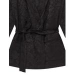 damask-jacquard wrap blazer 2