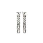 Серьги-кольца JH Essential с бриллиантами 1