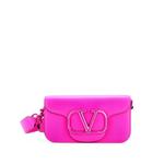 VLogo Loco Flap Crossbody Bag Leather Small shoulder bag 1