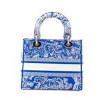 Toile de Jouy Lady D-Lite Bag Embroidered Canvas tote bag 2