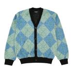 Кардиганы Pleasures Rev Cardigan 'Aqua' 1