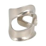 Браслеты Ferragamo Medium Sculptural Cutout Cuff 'Серебряный' 1