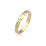 Кольцо Basic Fine Hammered Trend Позолоченное 1
