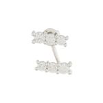 18kt white gold LARA diamond earring 1