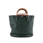Diana Convertible Leather Medium bucket bag 1