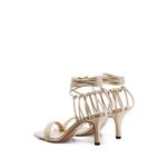 lace-up cage sandals 4
