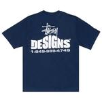 Футболки Stussy Designs Tee 'Navy' 3