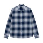 Фланелевые рубашки Stussy Bay Plaid Shirt 'Navy' 1