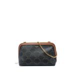 2020 Triomphe Coated Canvas Clutch On Chain crossbody bag 1