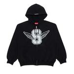 Худи Supreme Wings Zip Up Hooded Sweatshirt 'Black' 1