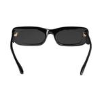 Balenciaga Diva Прямоугольные солнцезащитные очки 'Black' 2