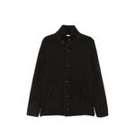 ribbed-knit button-up cardigan 1