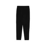 elasticated-waist tapered trousers 1