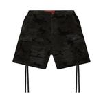 Hellstar Distressed Cargo Shorts 'Черный' 1