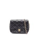 Сумка через плечо Mini Square Lambskin Single Flap (2021-2026 годы) 1