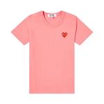 Футболки Comme des Garçons PLAY Basic Heart Logo T-Shirt 'Pink' 1
