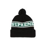 Бини Supreme Big Stripe Beanie 'Черный' 1