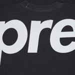 Футболки Supreme Split Short-Sleeve Top 'Black' 3