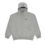 Худи Supreme x Nike Zip Up Hooded Sweatshirt 'Heather Grey' 1