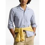 classic-fit striped Oxford camp shirt 2