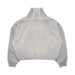 Свитшоты Acne Studios Fleece Sweatshirt With Logo 'Grey Melange' 1