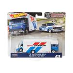 Игрушки и наборы игр Hot Wheels 2019 Team Transport D Fyt14 Fleet Flyer w/ Mercedes-Benz 190e 2