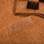 Кардиганы Supreme Brushed Checkerboard Cardigan 'Camel' 2