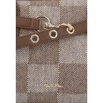 Aveline Checkmate Buckle Top Handle Bag M - Коричневый 5