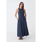 Платье Tory Linen Blend Panel Dress 2