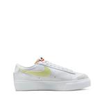Кеды Blazer Low Platform White Life Lime 1