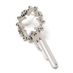 monogram key earring 2