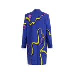 graphic-print single-breasted coat 2