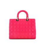 Большая сумка-тоут Lady Dior Bag Cannage Quilt Lambskin 2