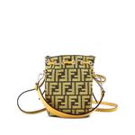 Сумка-ведро Mon Tresor Zucca Canvas Mini из коллаборации с Fendi Fragment 2