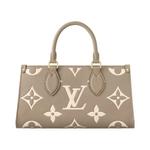 Сумки через плечо Louis Vuitton Onthego East West 'Tourterelle Gray/Cream Monogram Embossed Empreinte Cowhide Leather' 2