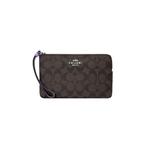 Кошелек Coach Zip Leather Wallet (6648) - SV / BROWN / IRIS 1