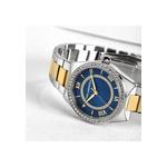 【2 года гарантии】KARL LAGERFELD Коллекция Hamburg 30mm Женские кварцевые часы с синим циферблатом R0553105504 4