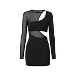 Kari mesh cut-out mini dress 1