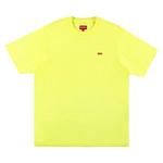 Футболки Supreme Small Box Tee 'Флуоресцентный жёлтый' 1