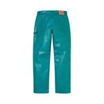 Брюки Supreme Faux Croc Painter Pant «Бирюзовый» 2